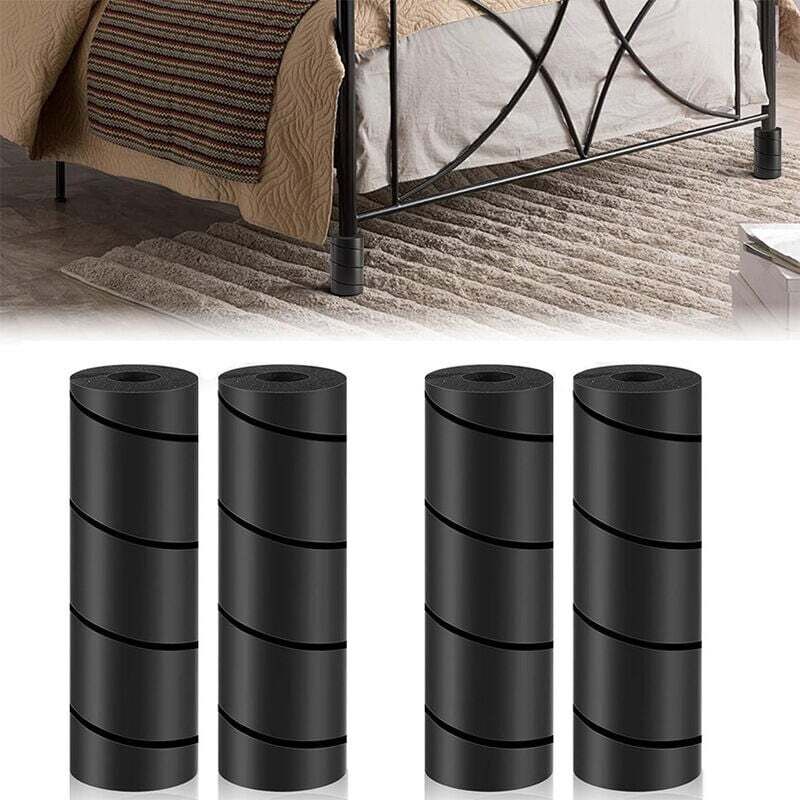 4 pièces Protecteurs de Pieds de Lit, Couvre-Pieds de Cadre de Lit, Protecteur de Cadre de Lit, Protecteurs de Pied De Cadre De Lit en Mousse pour