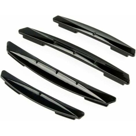 4 Pièces Protection Portières Voiture, Voiture Protèges Portières, Anti-frottement Anti-Collision Protector Universel (Noir)