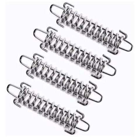 4 Pièces Ressort Tension Voile d'Ombrage – Tendeur & Boucle Corde, Camping/Tente