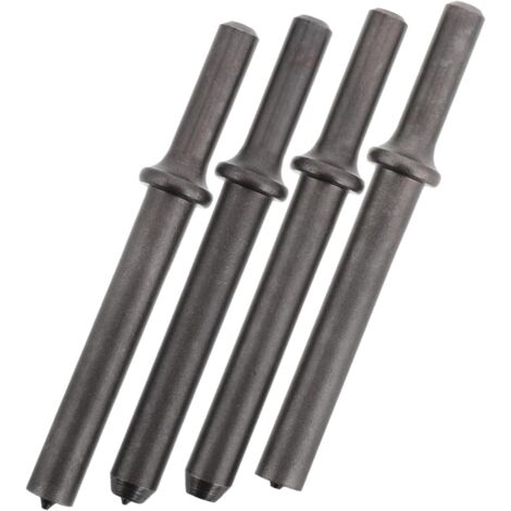 4 Pièces Rivet De Marteau à Rivet à Air Marteau Pneumatique Ciseau à Air Outil De Pose De Rivets Rivet Pneumatique Burin à Air Comprimé Burins Pneumatiques Grey Acier
