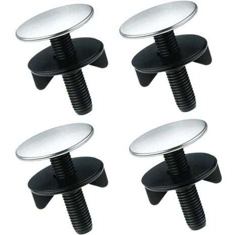 4 Pièces Robinet Trou Couvercle, Robinet Couvercle Trou Cuisine, Bouchon Trou Robinet D'évier, Acier Inoxydable Robinet Trou Couvercle pour Accessoires d'Évier Cuisine, Salle Bain à Maison (12-40mm)