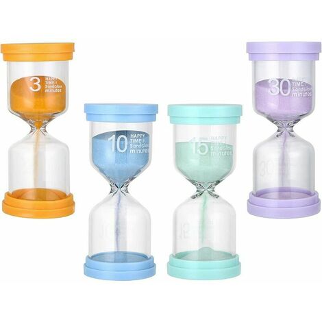 LTS FAFA 2 minutes couleur sablier sablier horloge de sable minuterie  sablier minuterie de douche minuterie de brossage minuterie enfants temps  jouet cadeau