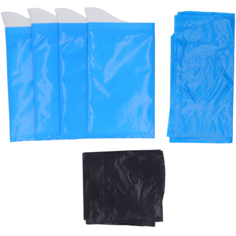 4 Pièces Sac à Urine Bleu Portable Anti-Fuite, Design Bec de Canard pour Urgence Médicale