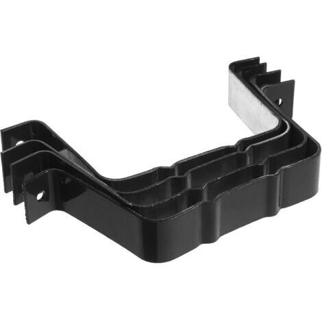 4 pièces Sangles pour Descente Gouttière Alliage Aluminium Résistantes Rouille Installation Facile Accessoires pour Gouttières et Fixation Sécurisée des Tuyaux de Descente