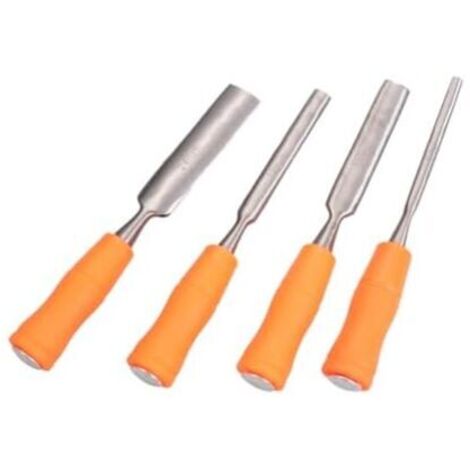 4 Pièces sculpture outils d'établi ciseau à main ciseaux professionnels accessoires outils menuisier outil menuisier ciseau à boi