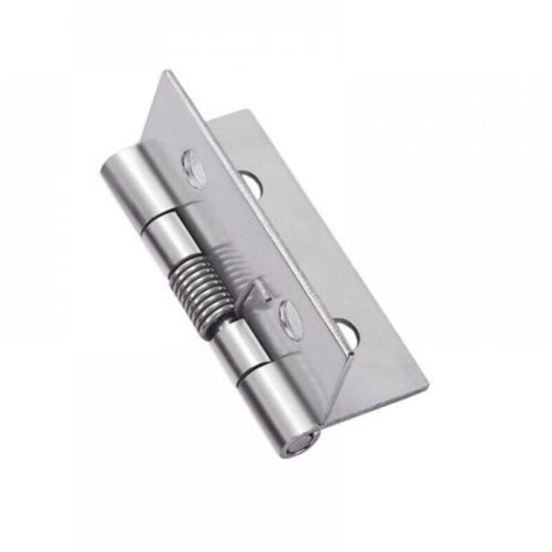 4 pieces self-closing spring hinges, 304 stainless steel spring door hinges, self closing hinges for invisible doors