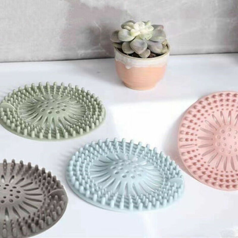 Image of 4 Pieces Shower Drain Covers, Silicone&hellip;