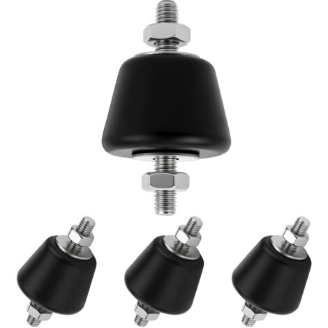 4 Pièces Silent Bloc pour Climatiseur, Coussinets Anti Vibration pour Climatiseur, Silent Bloc M8 Adaptés aux Unités Extérieures de Climatiseurs et aux Générateurs