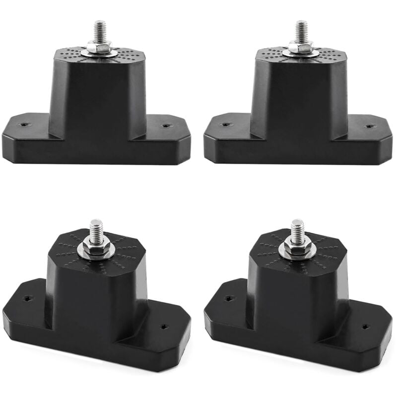 4 Pièces Support Climatiseur Exterieur, Anti Vibration climatiseur, Amortisseurs de Vibrations de Climatiseurs, Support Climatisation pour Aux
