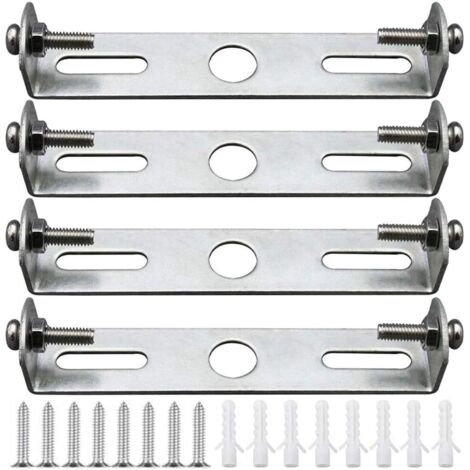 4 Pièces Support de Fixation pour Plafonnier 105 mm Luminaire Suspendu Accessoires Lustre de Plafond Plafonnier Plaque de Base Plaques de Lampe de Plafond Supports de Plaque et Accessoires-Fei Yu