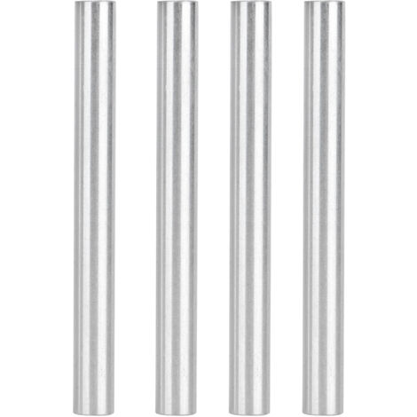 4 Pièces Support d'Extension Tube Aluminium Rond Fileté Femelle M4x0.7mm pour Robot