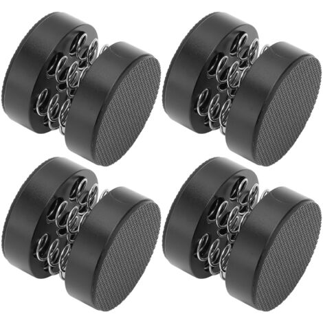 4 Pièces Supports Anti-Vibrations En Aluminium pour Enceintes, Isolation Acoustique et Anti-Résonance