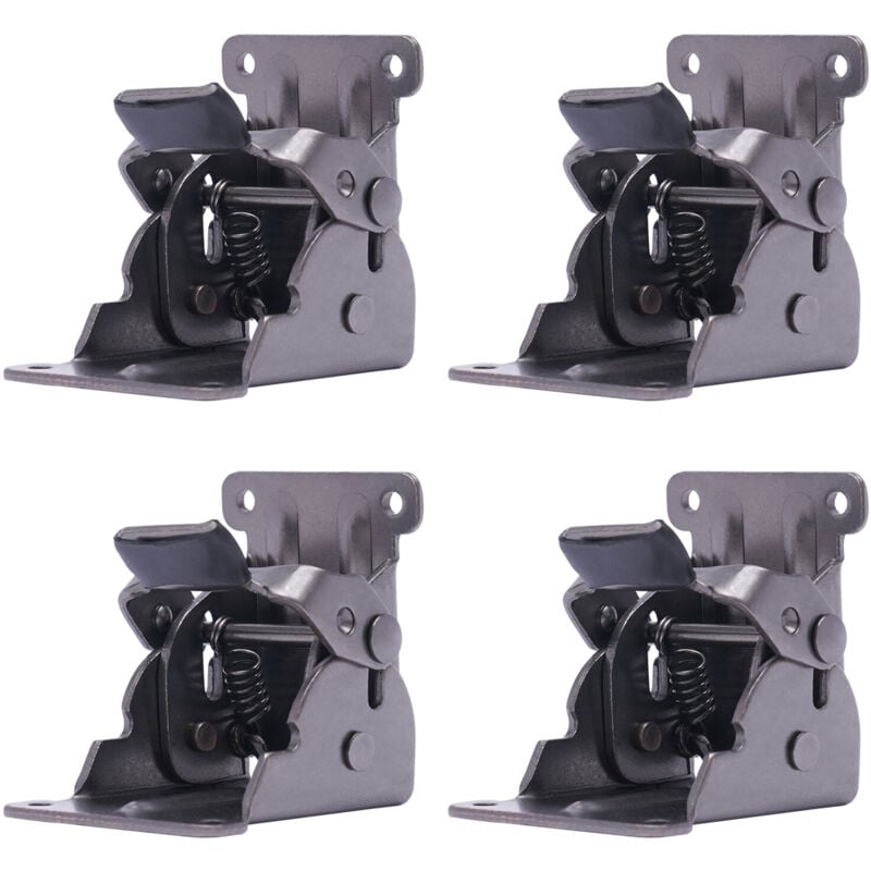 Gojoy - 4 pièces supports de jambe de table, charnières pliantes support de matériel pour établi