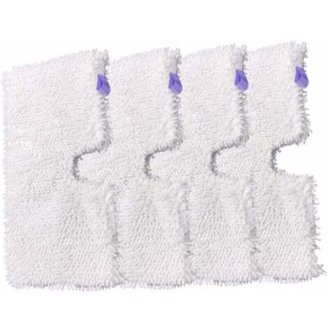 4 Pièces tampons de nettoyage de remplacement en microfibre domestique pour vadrouilles à vapeur Shark série S3500 S3550 S3901 S3601 S3501
