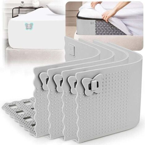4 Pièces Tendeur Drap Housse,Tendeurs Draps Houss avec Clips Fixes,Installation Ultra Facile,Anti Glisse Drap De Lit,Support Cl