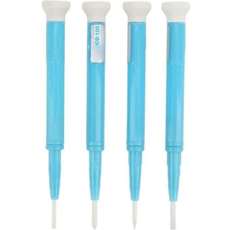 4 Pièces Tournevis en Céramique, Résistance Réglage Sans Inducteur Réglage Pilotes Pas à Pas Fente pour Embout Croix1,3 mm 1,8 mm 2,6 mm 2 mm pour la Configuration du Circuit