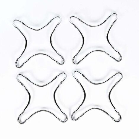 4 Pièces Universel Fonte Anneau à Gaz, Support Universel pour Cuisinière, Wok Support Stand pour Gaz Table de Cuisson, pour Les Cuisines, Les Machines À Café, Les Fours, Poêles À Gaz