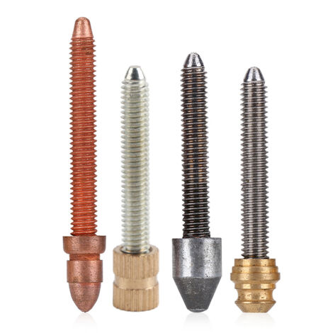 4 pièces Vis de Contact en Métal pour Machine à Tatouer, Pièces de Fixation Avant et Accessoires