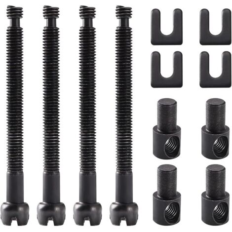 4 Pièces Vis de Réglage de Tendeur de Chaîne, Vis de Réglage de la Tension de la Tronçonneuse, pour Tronçonneuse 4500 5200 5800 45CC 52CC 58CC