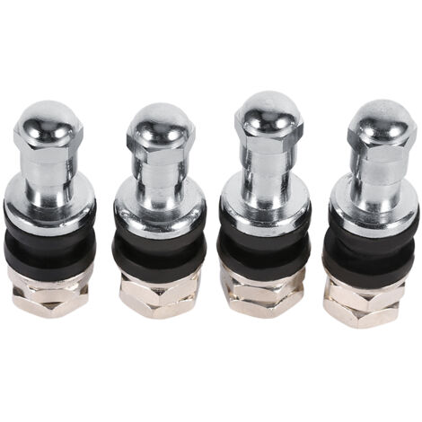 4 pièces voiture Tubeless roue pneu Valve tige métal boulon en haute pression encastré arrière