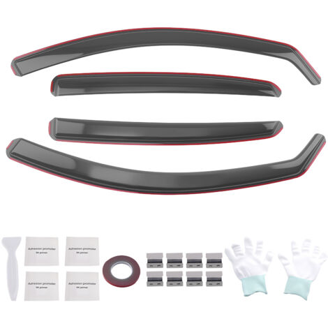 4 Pieces Wind Deflectors for Honda Jazz MK3 5 Door 2015-2020 Window Guard