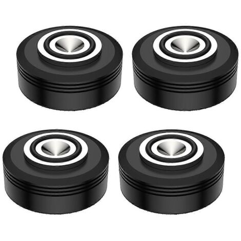 4 pieds d'enceinte haut de gamme 50x22mm en alliage d'aluminium pour support d'amplificateur --