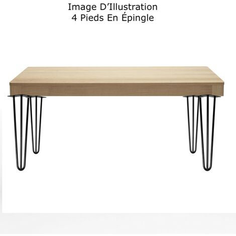 4 Pieds En Épingle, De 30 cm De Hauteur, Design Loft Et Industriel