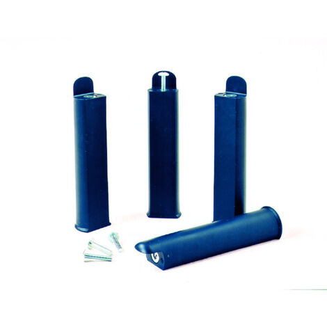 4 pieds pour cadre à lattes 28 cm - Bleu marine