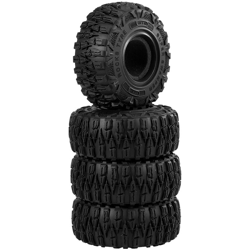 

Happyshopping - 4 piezas AX6021 2,2 pulgadas RC coche rueda neumatico para 1/10 Traxxas Hsp Redcat Rc4wd Tamiya Axial scx10 D90 Hpi Crawler