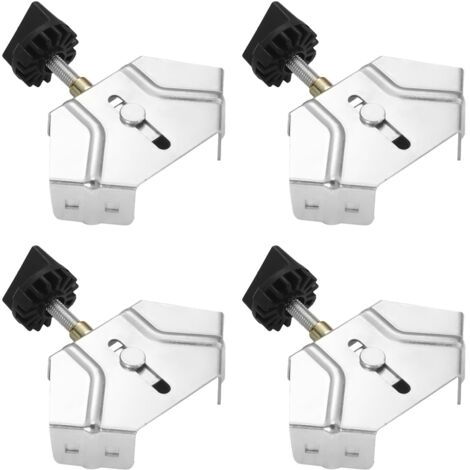 4 piezas de abrazaderas angulares de 90 grados de 103 × 59 mm, ajustables y fáciles de usar, abrazaderas de esquina, amplia gama de aplicaciones, abrazadera angular, para carpintería, ingeniería, marc