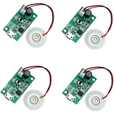 4 piezas de atomizador transductor de película para pulverizador de niebla ultrasónico de 20 mm, accesorios para humidificador y junta de goma