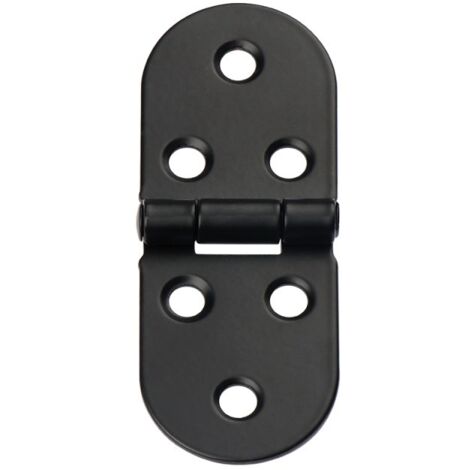 4 piezas de bisagras planas para puertas plegables, bisagras para puertas plegables, bisagra plegable de 180° para puertas de armarios, bisagra de acero inoxidable y tornillos.