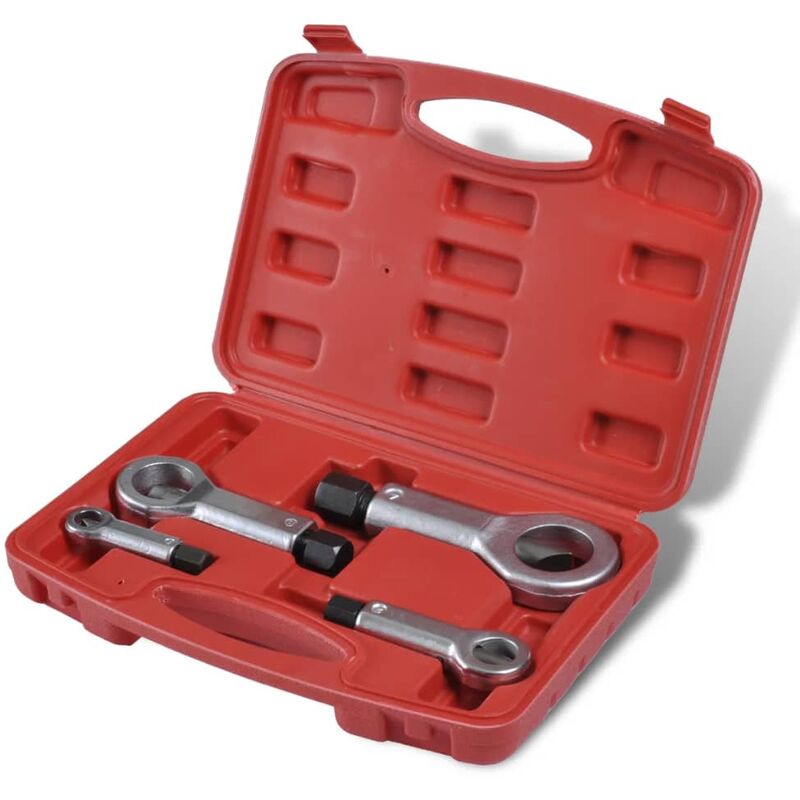 

4 piezas Divisor de Tuerca Removedor Extractor mecánico Set 9-27mm
