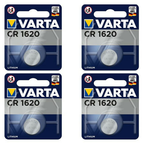 4 piles Varta CR1620