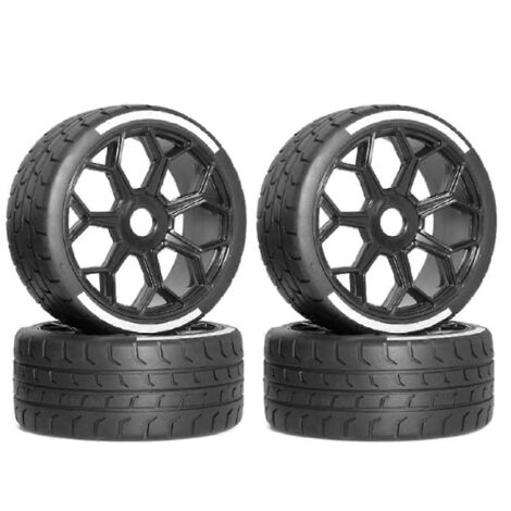 4 pneus 42/102, hexagone de roue 17 mm pour ARRMA INFRACTION 1/7