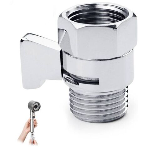 4-point internal and external threaded straight switching valve fitting, spray gun shower head, G1/2