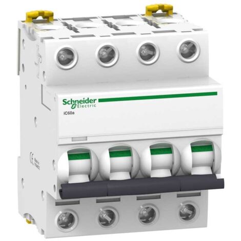 4 Poli 20A 6KA Curva C 4 Moduli Schneider A9F79420