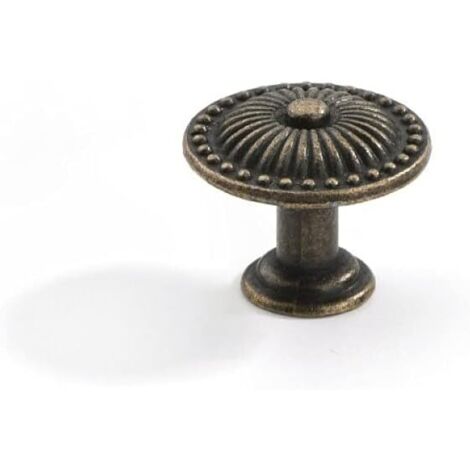 4 pomelli vintage per mobili, pomelli per cassetti con viti, pomelli per mobili, maniglie per armadietti in bronzo retrò, tiranti per cassettiera