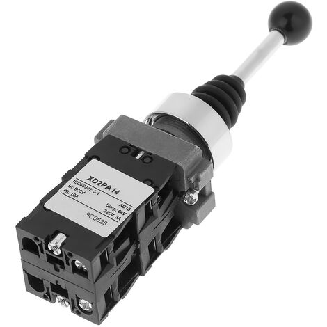 4 Position Commutateur de Joystick, XD2PA14 4NO Commutateur de Joystick à Verrouillage