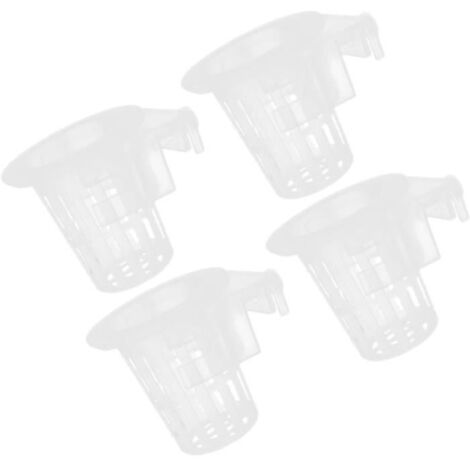 4 pots de fleurs à suspendre pour aquarium, supports de plantes, plantes aquatiques, en plastique