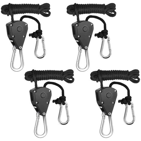 4 poulies de levage avec suspension réglable(Taille S)