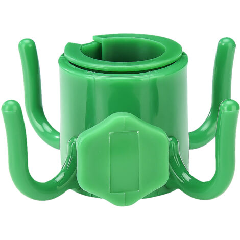 4-Punkt-Sonnenschirmhaken – PlastiKmax – Für Strand, Camping, Terrasse – Strapazierfähiger Kunststoff, weiß, gelb, grün, blau, 77 x 45 mm, 37 g, 1 Stück