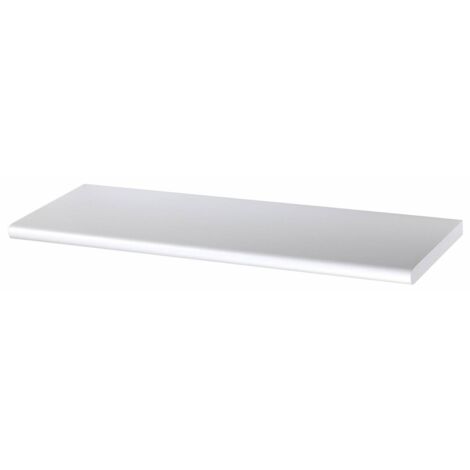 4 pz mensola bianca rettangolare ripiano in legno mensole 100x25x2,5 cm