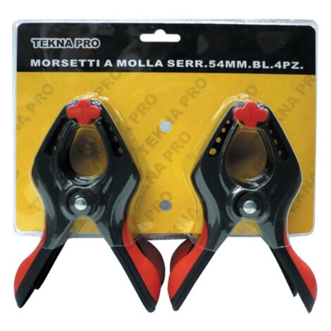 4 pz mini morsetti pinza a molla serraggio apertura 25 mm in acciaio