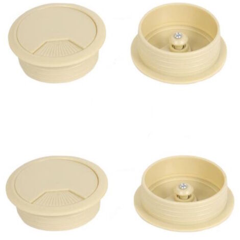 4 pz passacavo scrivania tappo passacavi tavolo mm 60 beige passa cavi computer