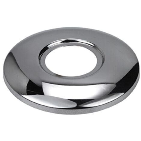 4 pz rosetta rosaccia con foro rotondo inox 1/2" x tubi flessibili tappo muro