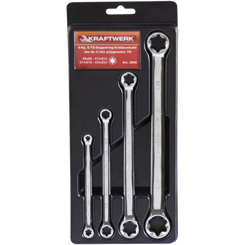 4-pzs. Set llaves e-tx E6-E24