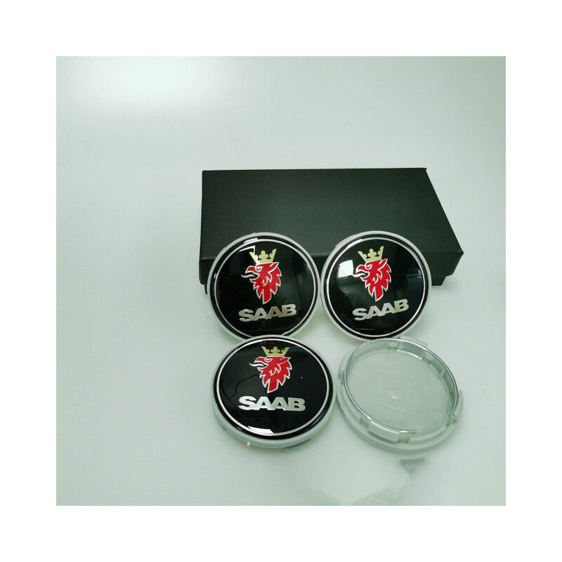 4 pz/set 63MM blu/nero/carbonio mozzo ruota centro...