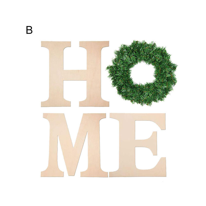 4 Pz/set di Legno Lettera a CASA FAI DA TE Fatti a...