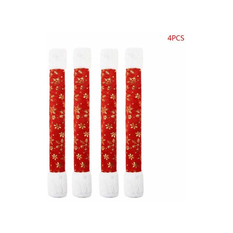 Fuienko - 4 pz/set Gloden Fiocco di Neve di Natale...